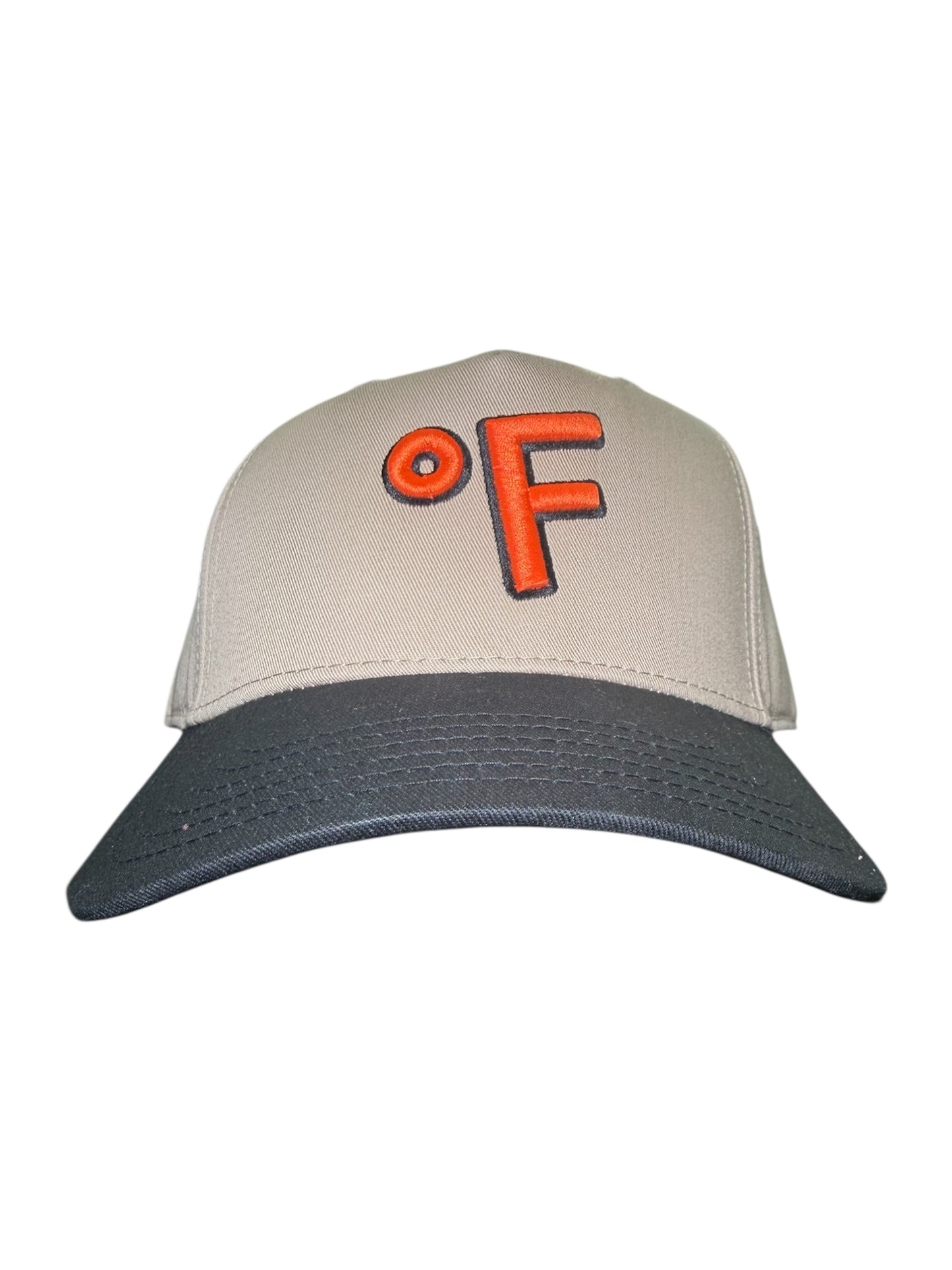 SCOF °F SNAPBACK (KHAKI/BLACK/ORANGE)