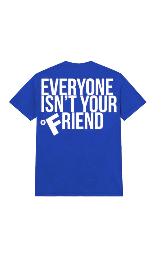 SMALL CIRCLE OF FRIENDS TEE ROYAL BLUE/WHITE