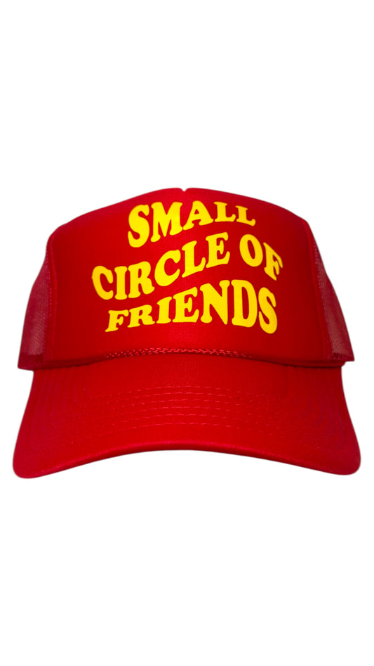 SMALL CIRCLE OF FRIENDS TRUCKER RED/YELLOW (HOUSTON ROCKETS)