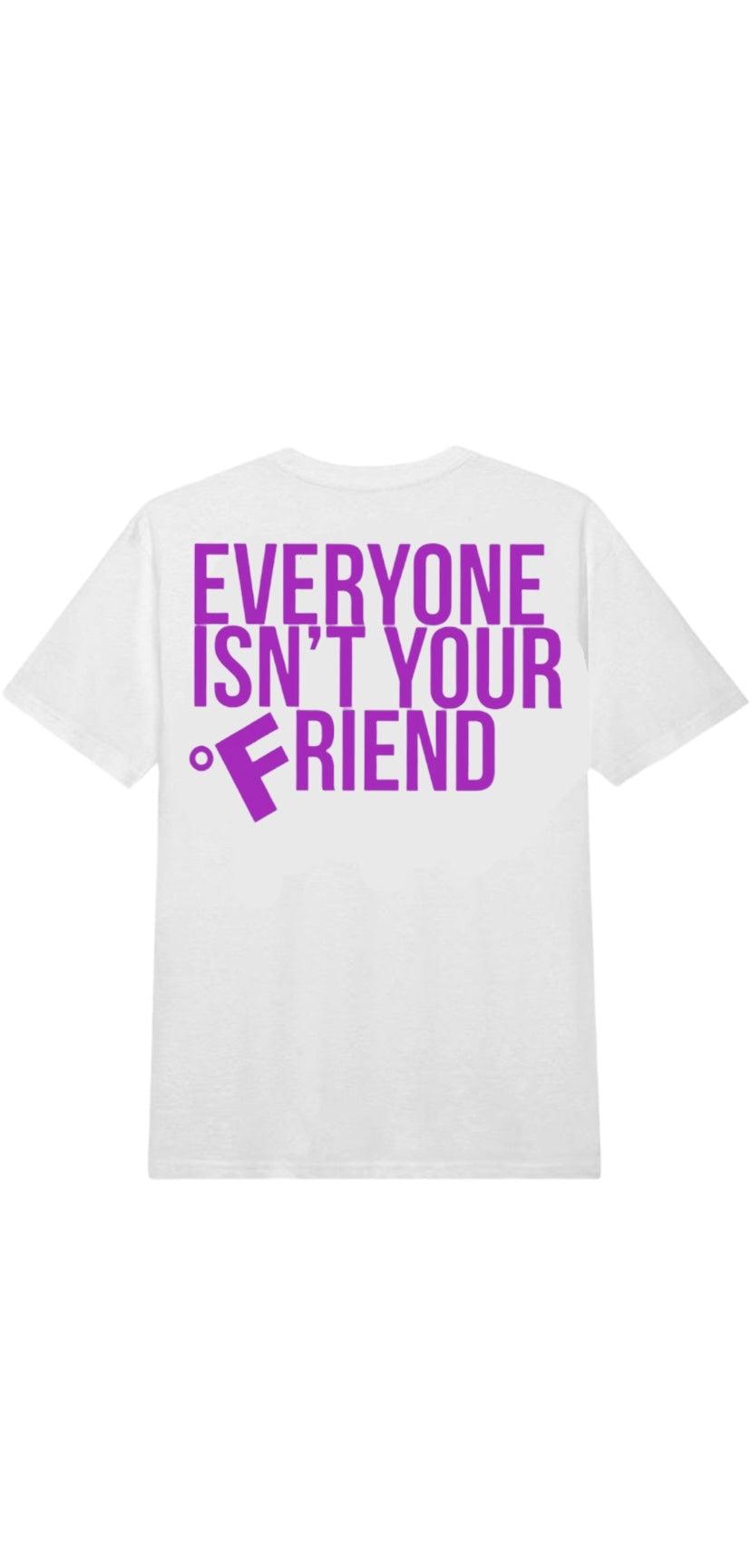 SMALL CIRCLE OF FRIENDS TEE WHITE/PURPLE