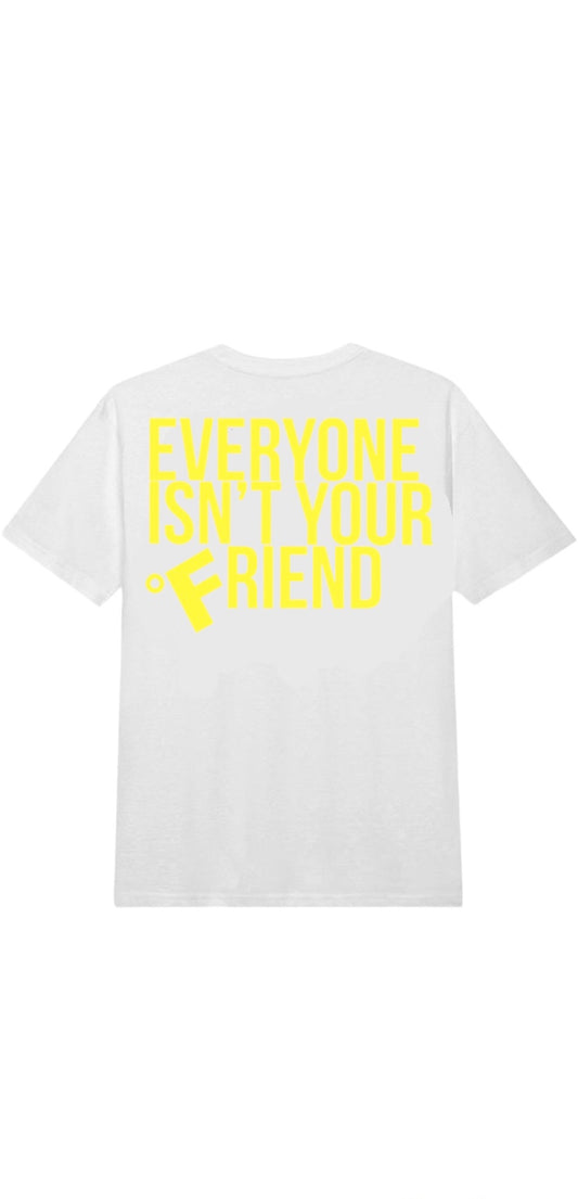 SMALL CIRCLE OF FRIENDS TEE WHITE/YELLOW