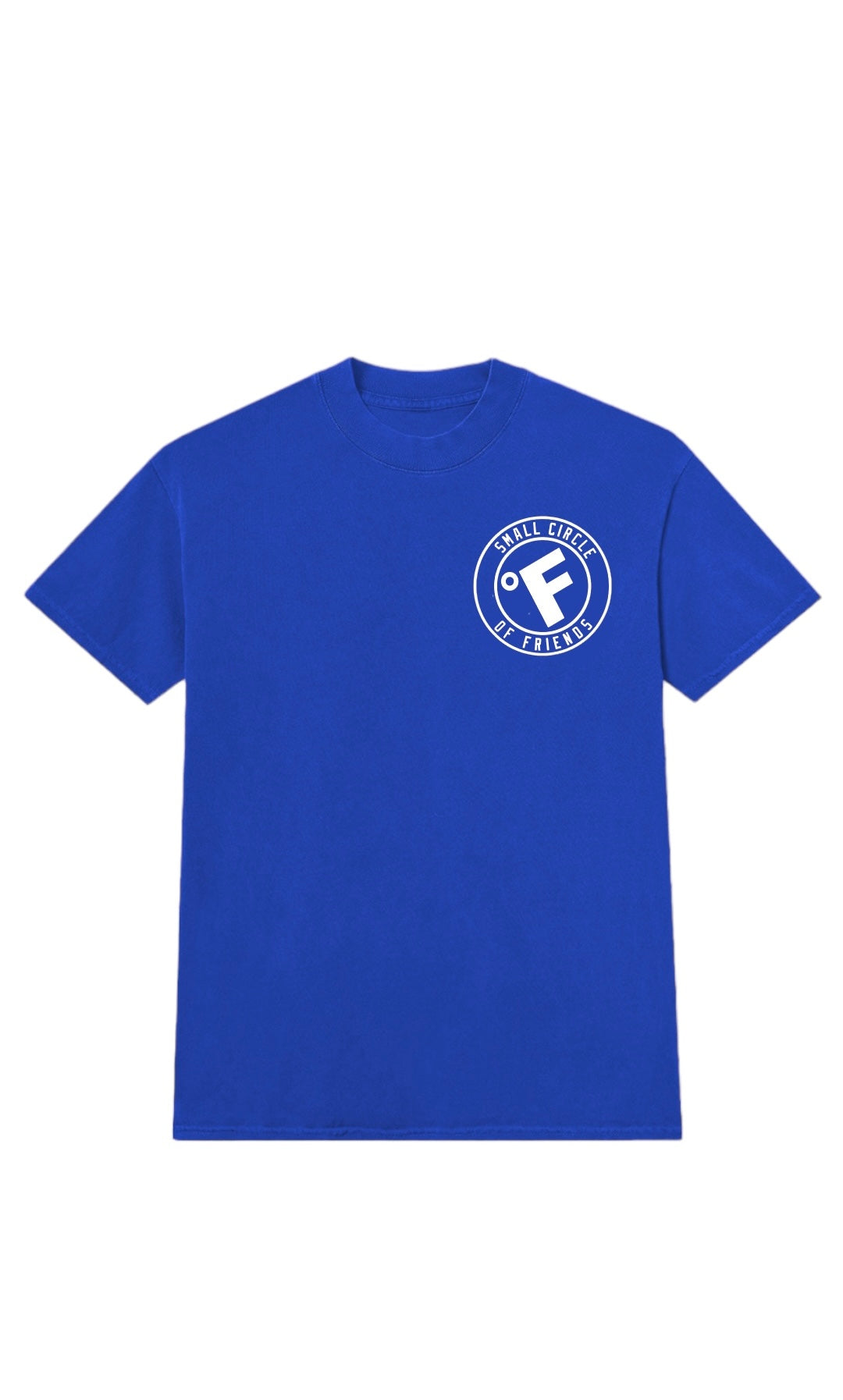 SMALL CIRCLE OF FRIENDS TEE ROYAL BLUE/WHITE