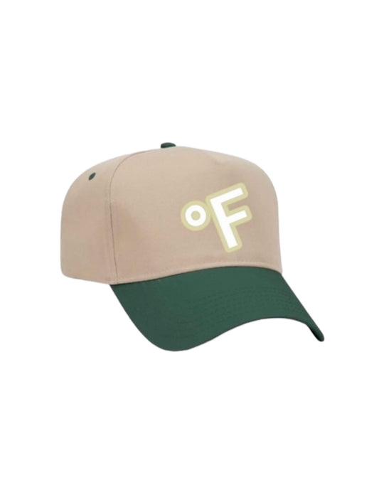 SCOF °F SNAPBACK HAT (KHAKI/GREEN)