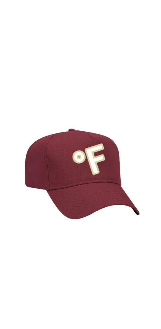 SCOF °F SNAPBACK HAT (BURGUNDY)