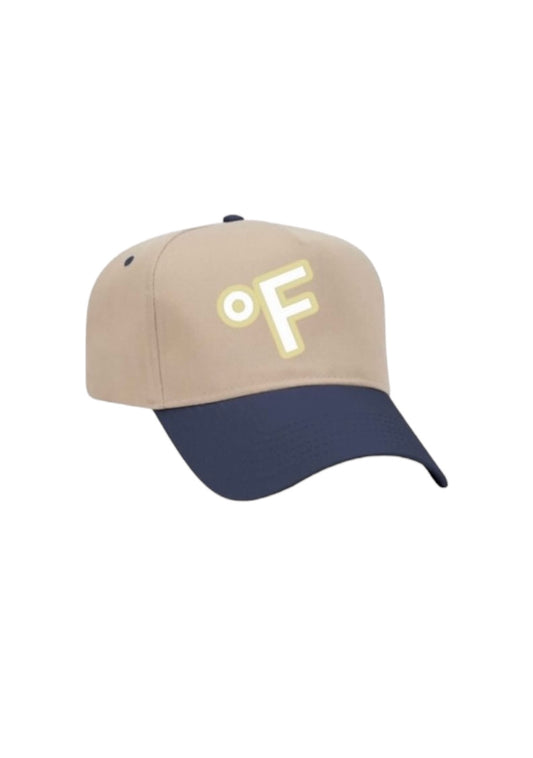 SCOF °F SNAPBACK HAT (KHAKI/BLUE)