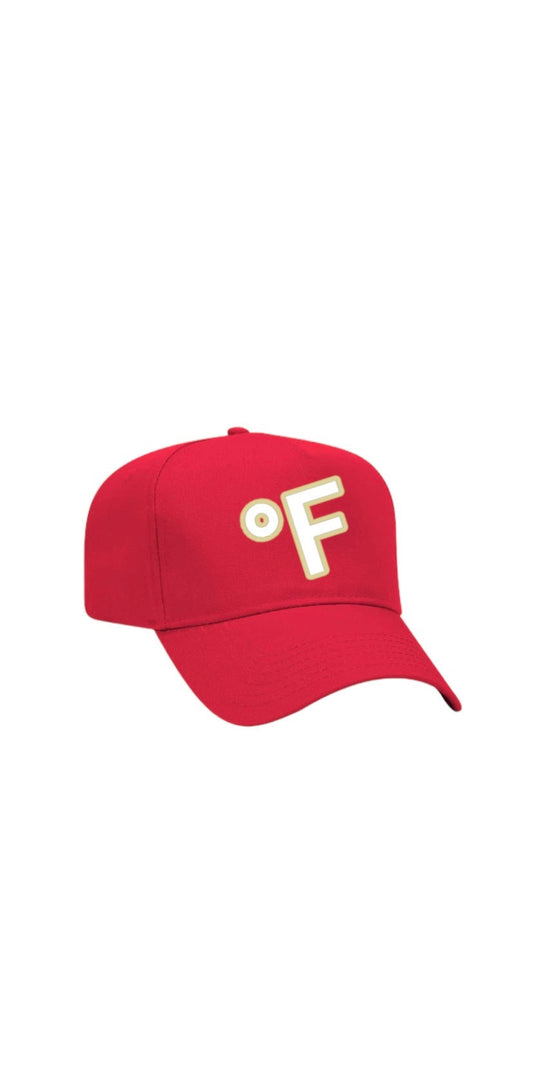 SCOF °F SNAPBACK HAT (RED)