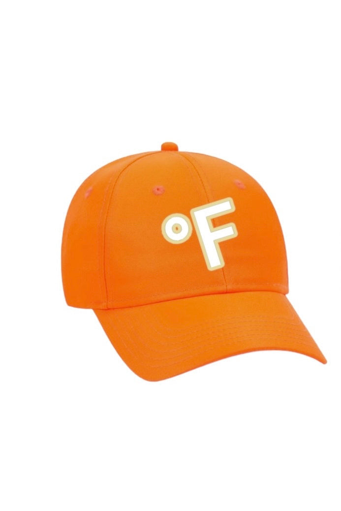 SCOF °F SNAPBACK HAT (VOLT ORANGE)