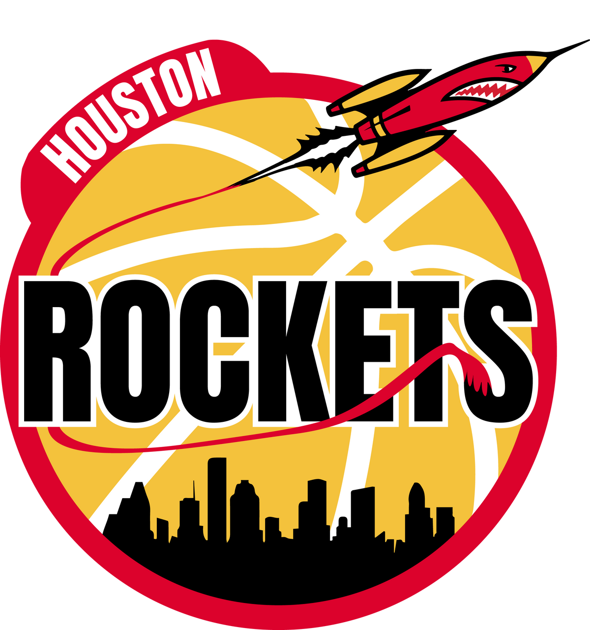 Red/yellow R Rockets Banner EVERYONE ISNT YOUR FRIEND TRUCKER RED/YELLOW (HOUSTON ROCKETS) – Small ...