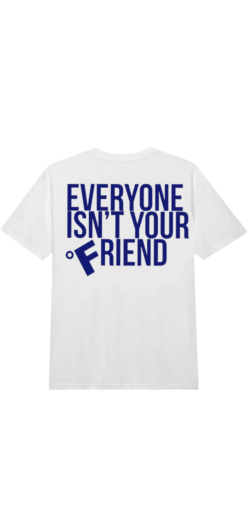 SMALL CIRCLE OF FRIENDS TEE WHITE/BLUE