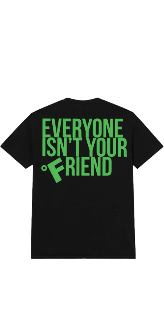 SMALL CIRCLE OF FRIENDS TEE BLACK/GREEN