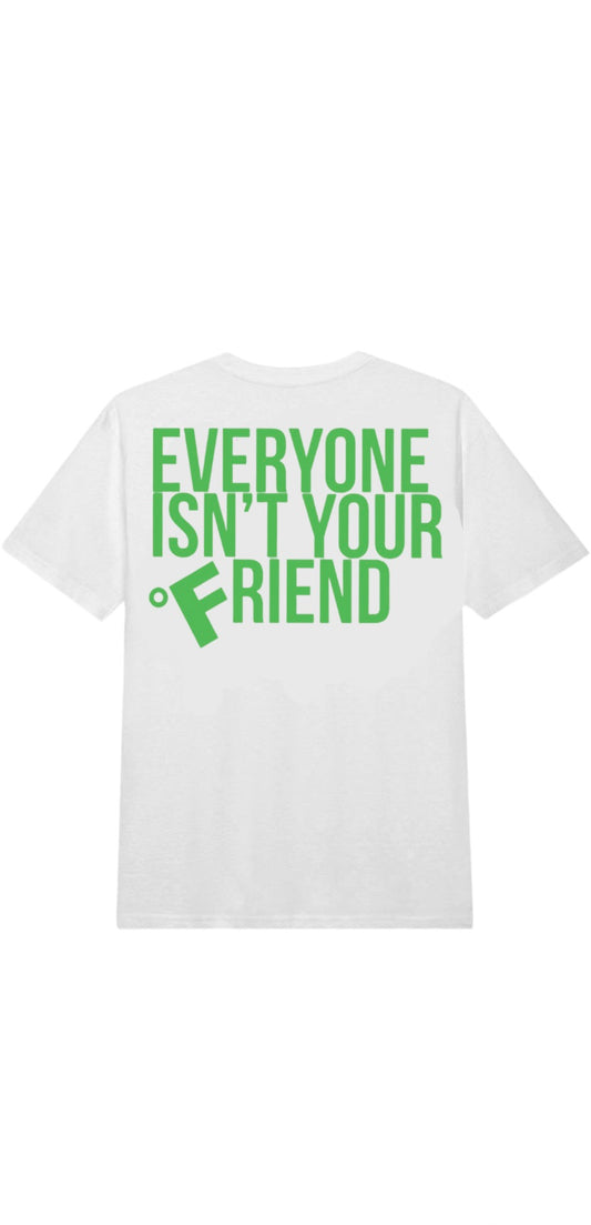 SMALL CIRCLE OF FRIENDS TEE WHITE/GREEN