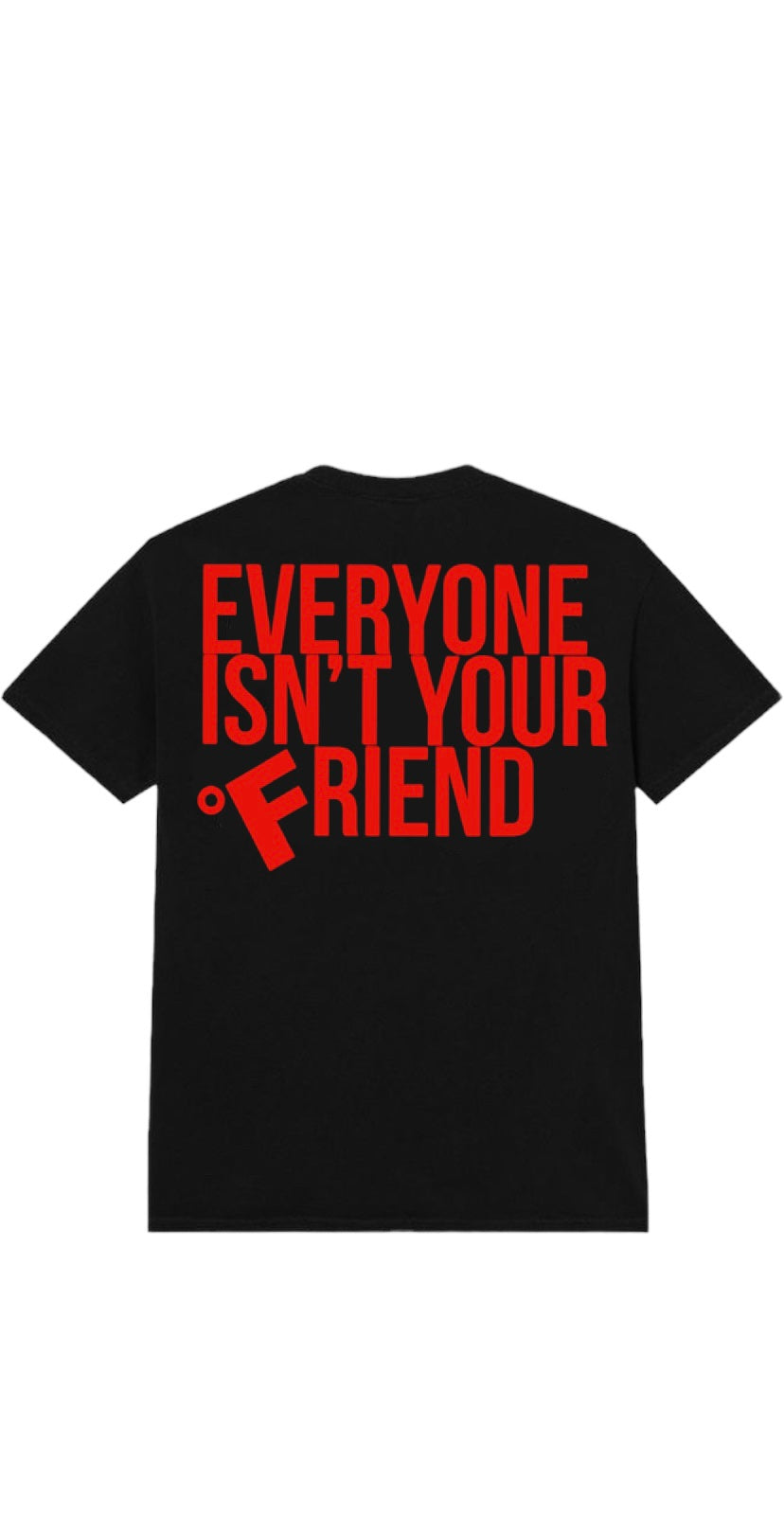 SMALL CIRCLE OF FRIENDS TEE BLACK/RED