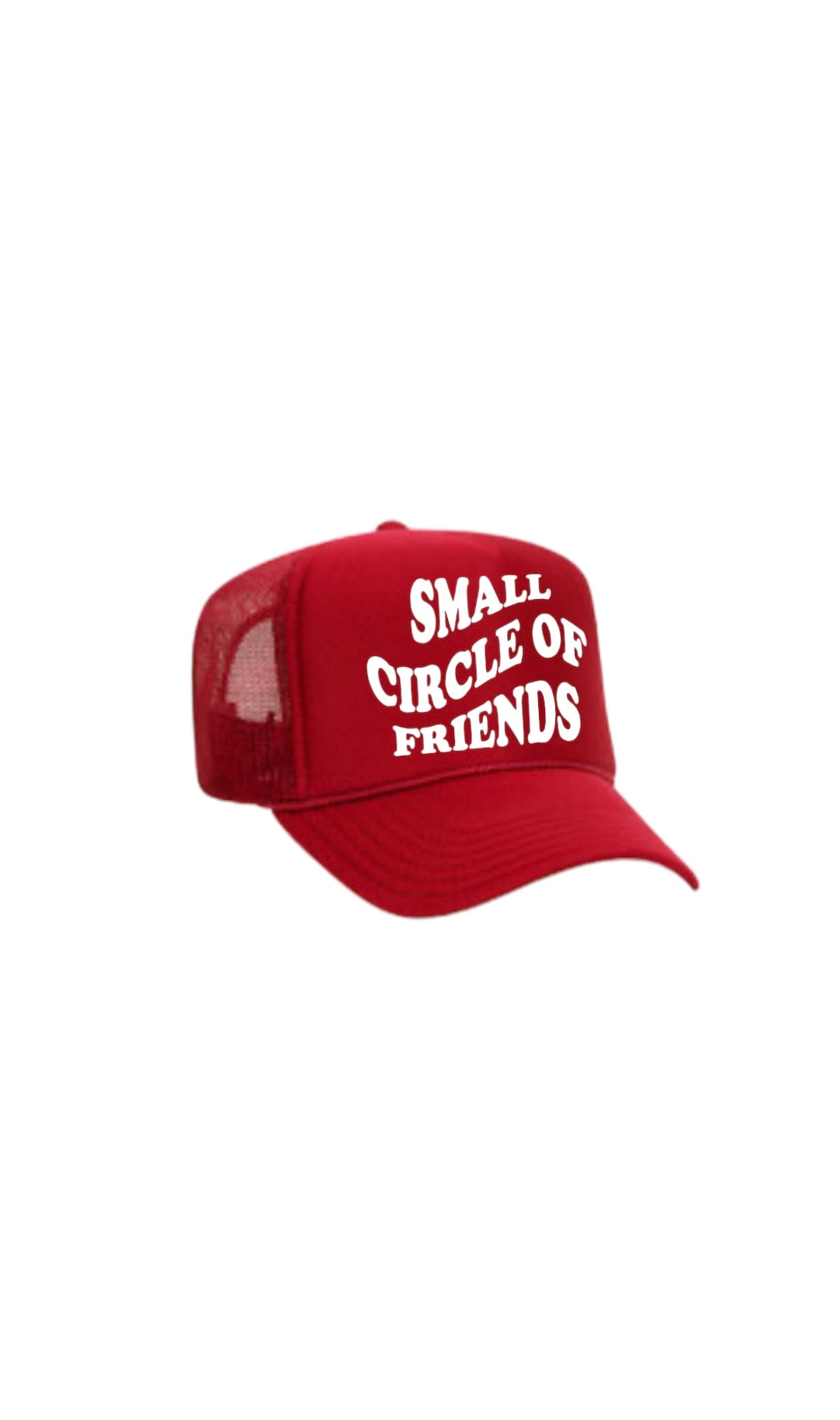 SMALL CIRCLE OF FRIENDS TRUCKER RED/WHITE