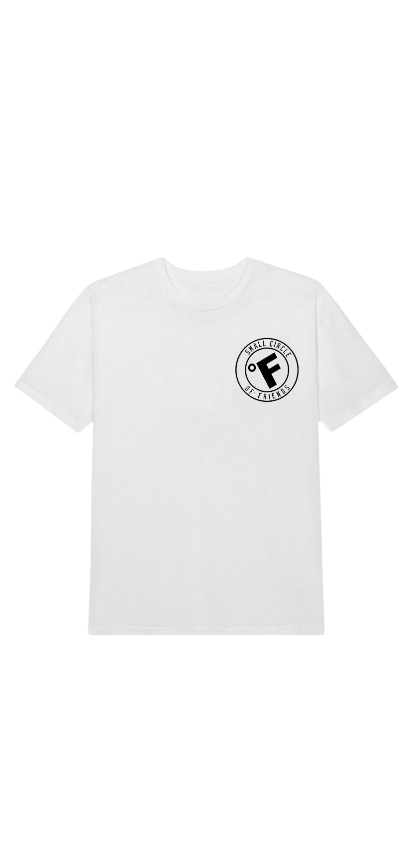 SMALL CIRCLE OF FRIENDS TEE WHITE/BLACK