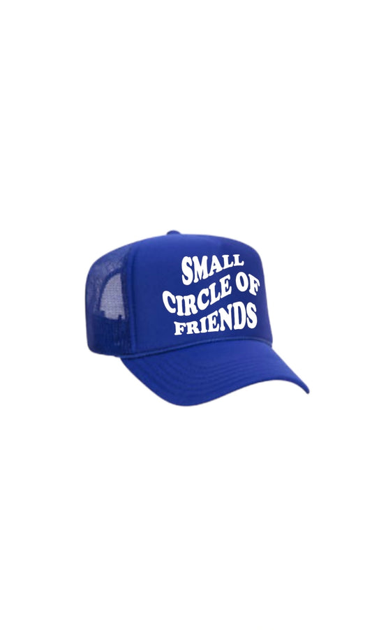 SMALL CIRCLE OF FRIENDS TRUCKER ROYAL BLUE/WHITE