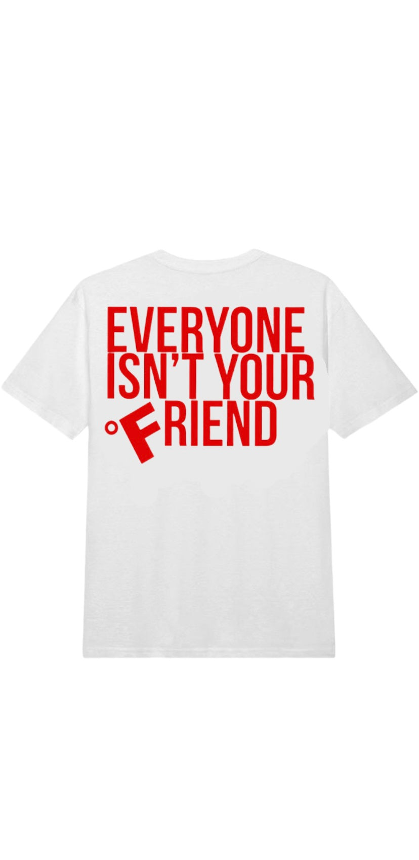 SMALL CIRCLE OF FRIENDS TEE WHITE/RED