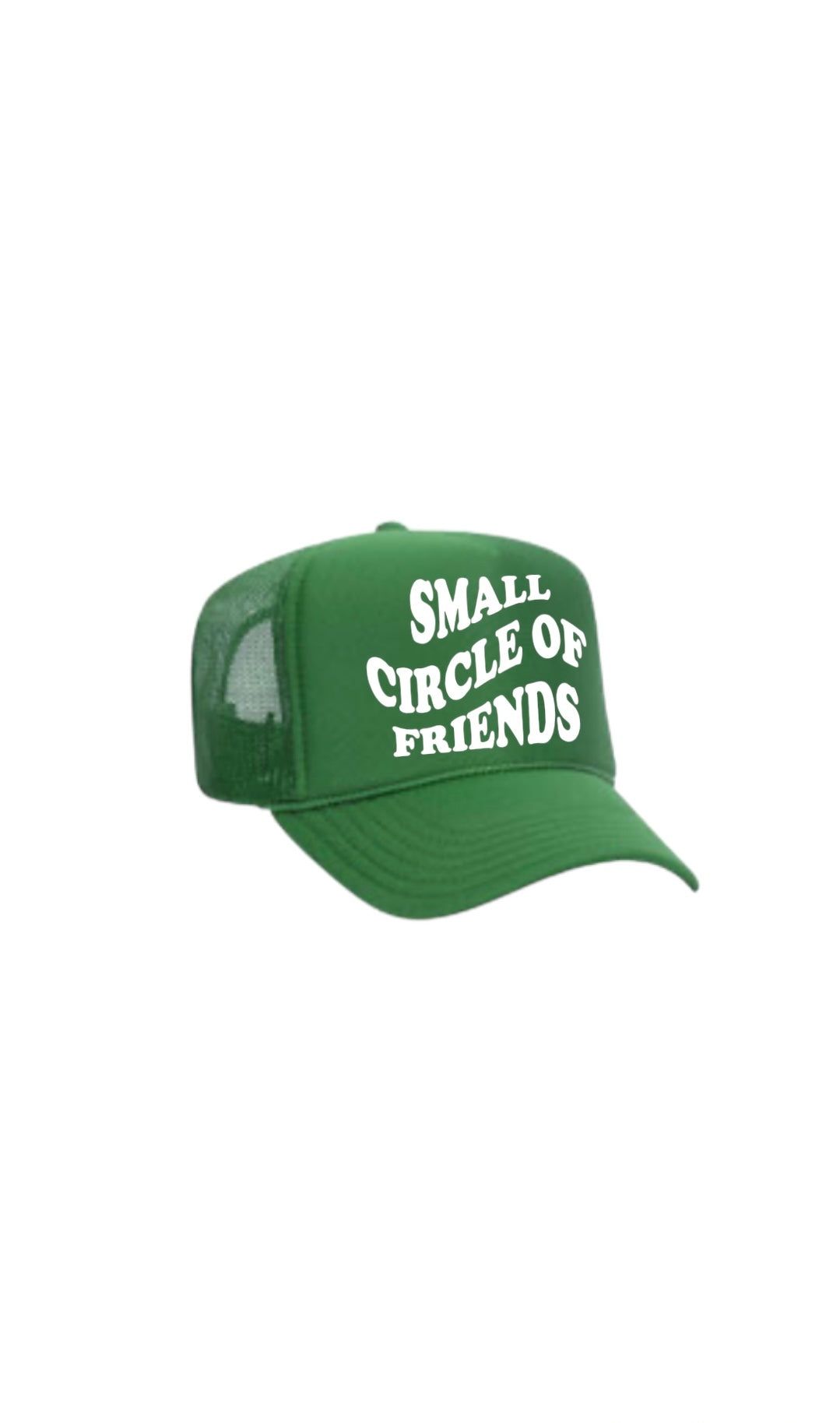 SMALL CIRCLE OF FRIENDS TRUCKER GREEN/WHITE