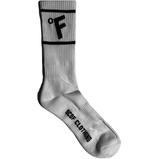 °F SOCKS (WHITE)