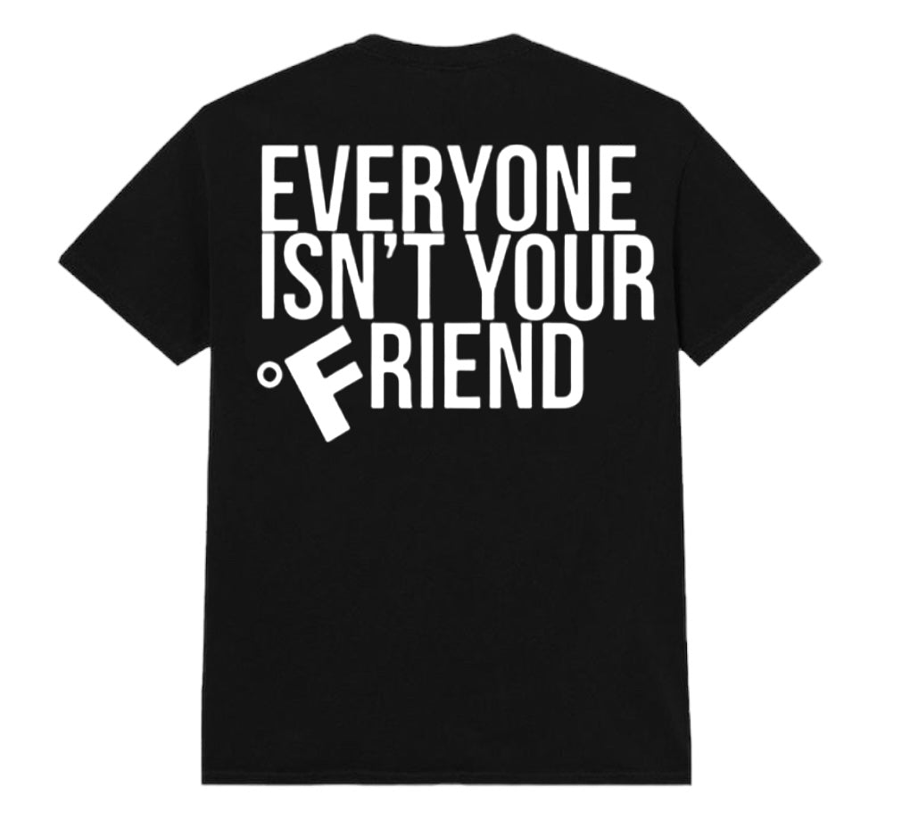 SMALL CIRCLE OF FRIENDS TEE BLACK/WHITE